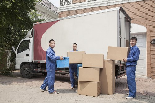 Removal van supporting sustainable recycling operations
