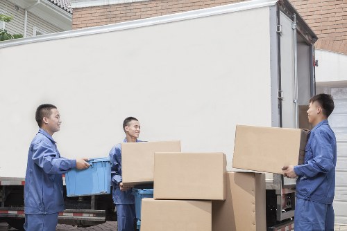 Staff carrying out a risk-aware removals assessment