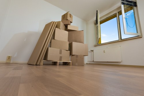 Different types of packing boxes for Queensway moves