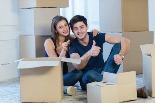 Professional moving van service in the Queensway area